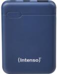 Intenso Külső akkumulátor, Intenso, USB-C, 5000 mAh, 103 g, 90x63x12, 6 mm, kék