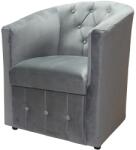 Nefmob design Nefmob vendégfotel, méretei 60x60x80, szürke színű