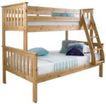  Kinyitható emeleteságy, természetes tűnyalábos fenyő, LUINI - rezonkft