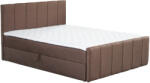  Boxspring ágy, 180x200, barna, STAR (362298)