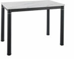 SIGNAL MEBLE Damar Elegance Márvány Hatású MDF Étkezőasztal Fekete-Fehér DAMARBC100