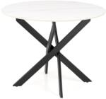 Halmar Edgar II. Asztal - Fehér Márvány - Fekete