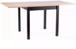 SIGNAL MEBLE Flip 60 Kinyitható Étkezőasztal Artisan Tölgy/Fekete