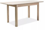 SIGNAL MEBLE Diego II Kihúzható Étkezőasztal Sonoma Tölgy MDF 120/160