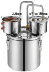  Lepárló, kettős kondenzátor, 8 gallon kapacitás, DTDB-20L-U