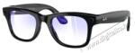  META RAY-BAN Meta Wayfarer (Standard) Smart Glasses - Shiny Black, Clear