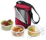 Tescoma FRESHBOX, háromrészes ételhordó 0, 8 l, bordeaux 892210.00