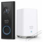 Anker Eufy video ajtócsengő 2K fekete (akkumulátorral működő) + otthoni alap