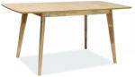 SIGNAL MEBLE Brando Kihúzható Tölgyfa Étkezőasztal