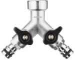 GEKA Racord furtun GEKA plus, cu doua cai si piulita de imbinare rotativa, 3/4", GEKA (46.0431.9) - constructii-mag