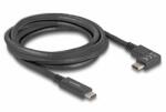 Delock Cablu Delock 80038, USB-C male - USB-C male, 2m, Black (80038)