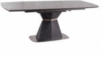 SIGNAL MEBLE Cortez Ceramic Bővíthető Márvány Hatású Étkezőasztal Szürke Antracit