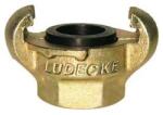 Lüdecke Cupla cu filet interior cu gheare, DIN 3489, fonta maleabila, G 3/4", pentru cheie 32 mm, LUDECKE (4064564003019)