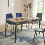 PremiumXL en. casa Étkezőasztal Hemnes 6 személyes 140x80 cm tölgyfa-hatású