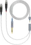Dekoni Audio Ensemble 6.3mm 52" Braided 4-pin Mini XLR Fejhallgató kábel (CBZ-UB-WTW-52-XLR)