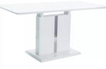 SIGNAL MEBLE Dallas Bővíthető MDF Étkezőasztal Fehér Lakkozott 110-150 cm