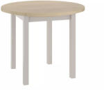 SIGNAL MEBLE Adam fi80 Kerek Étkezőasztal Laminált Tölgy/Kasmír