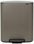 Brabantia Pedálos szemetes kosár BO 60 l, platina, Brabantia (BRAB211409)