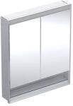 Geberit Dulap incastrat cu oglinda si nisa Geberit One ComfortLight 75 cm aluminiu eloxat (505.822.00.1) - sanoterm