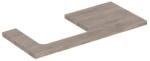 Geberit Blat pentru lavoar Geberit One cu decupaj in stanga nuc american Hickory 105 cm (505.304.00.6)