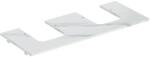 Geberit Blat pentru lavoar Geberit One cu decupaj dublu tip marmura alba 120 cm (505.175.00.1)