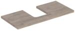 Geberit Blat pentru lavoar Geberit One cu decupaj in mijloc 105 cm nuc american Hickory (505.274.00.6)
