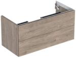Geberit Dulap baza suspendat Geberit One nuc american Hickory 105 cm cu 2 sertare (505.264.00.6)