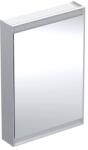 Geberit Dulap cu oglinda Geberit One ComfortLight stanga 60 cm aluminiu eloxat (505.810.00.1) - sanoterm