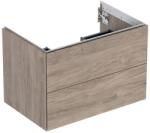 Geberit Dulap baza suspendat Geberit One nuc american Hickory 75 cm cu 2 sertare (505.262.00.6)