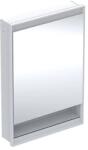 Geberit Dulap incastrat cu oglinda si nisa Geberit One ComfortLight 60 cm dreapta alb (505.821.00.2) - sanoterm