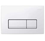 Geberit Delta 50 működtetőlap, 2 mennyiséges öblítéshez, alpin fehér (GE-115.119.11.1)