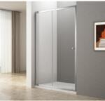 SAPHO AQUALINE UGGA tolóajtó, 1200mm, transzparent üveg (ATS120) (ATS120)