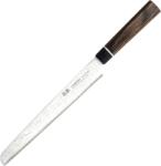 Dellinger Bread Knife Suncraft VG-10 Black Damascus 220 mm