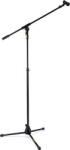 Hercules Mikrofonállvány, 1115-1680 mm állítható szár, 3 láb, fix 780 mm gém, új EZ Grip állító