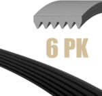  Dayco hosszbordás szíj 6PK1050