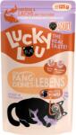 Lucky Lou Lifestage Pouch Adult macskatáp - Baromfi és lazac - 125 g