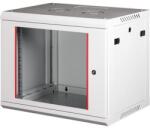 Lande Rack szekrény, fali, 19 , 9U, lapraszerelt, LANDE PROlineB , szürke (LN-WB-09U6045-LG-F) - fodicoaruhaz