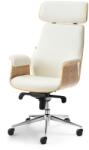 Vox bútor Leonard forgófotel, krémszínű-tölgy, króm