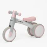 BéBéGo Bicicletă de echilibru NONO, fără pedale, cu 3 roți pentru fete, de la 1 an, roz