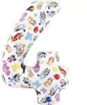  Bluey Friends 4-es szám fólia lufi 66 cm (GBBL244) - oliviashop