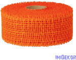  Juta szalag 5 cm x 9 m zsákszalag - Narancssárga