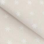 Goldea dekoratív anyag natura - hópelyhek természetes alapon 300 cm