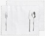Goldea ünnepi teflonos reggeliző alátét - fehér alapon fényes négyzetek - 2db 30 x 40 cm
