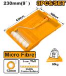 INGCO Trafalet cu Tava si Rezerva , Set 3 bucati, 230 mm, microfibra