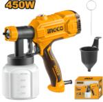 INGCO Pistol Electric pentru Vopsit 450W , Pulverizare Fina, Flacon 800ml