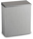Dayco Metal Falra szerelhető rozsdamentes acél szemetes, fedéllel, 7 literes - shopbazis