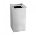 Dayco Metal Rozsdamentes acél szemetes szögletes levehető fedéllel 54L - shopbazis