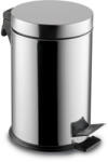 Dayco Metal Rozsdamentes acél pedálos szemetes, kivehető műanyag vödörrel, 20L, fényes - tisztitoszertrendelek