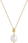 BeSpecial Colier argint 925 placat cu aur 14K cu perle naturale (CRR32)