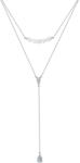 BeSpecial Colier argint 925 placat cu rodiu cu perle naturale si zirconiu (CRR20)